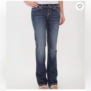 BKE Dakota Boot Stretch Women's Dark Blue Jeans- size 30